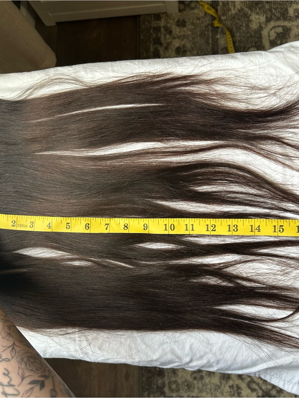 Bellami Off Black/mocha Cream Flex Weft 18” Human Hair Extensions - Picture 6 of 11